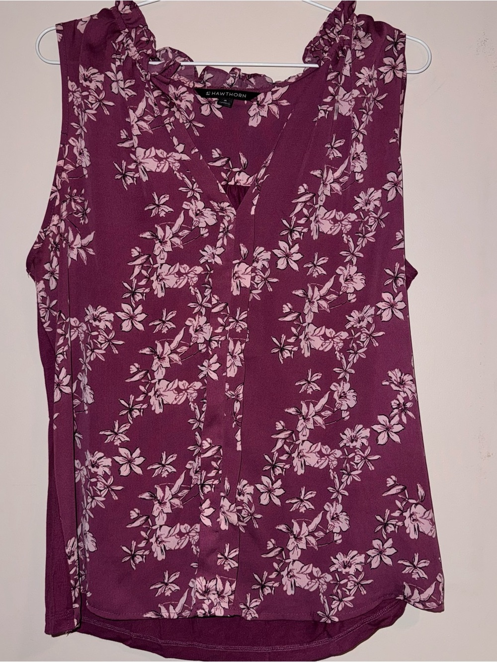 41 Hawthorn Plum Floral Sleeveless Camisole